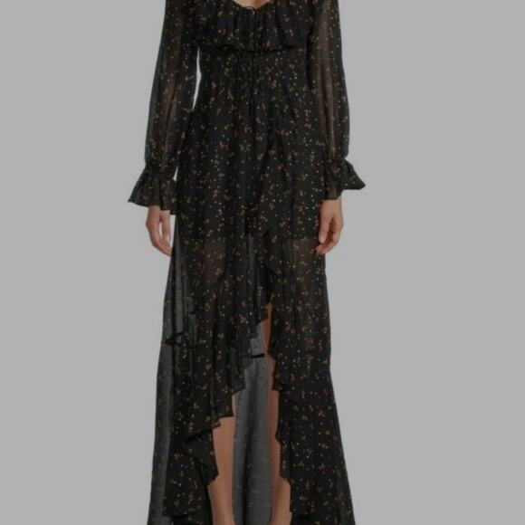 For Love & Lemons Juliana Maxi Dress Size S - Picture 3 of 10